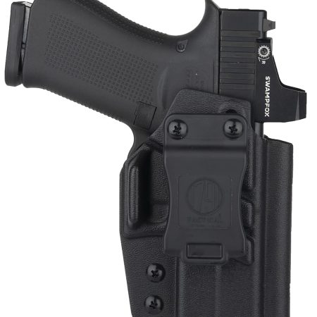 1791 Gunleather TACIWBG43XMOSBLKR Tactical  IWB Black Kydex Compatible w/ Glock 43X MOS Belt Clip Right Hand