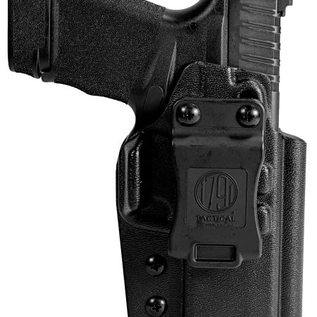 1791 Gunleather TACIWBHCPROBLKR Tactical  IWB Black Kydex Compatible w/ Springfield Hellcat Pro Belt Clip Right Hand
