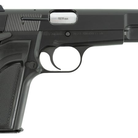 Inglis 12000000 L9A1  9mm Luger 15+1 4.70" Black Steel Barrel, Black Chrome Steel Slide & Frame