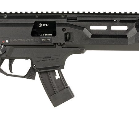CZ-USA 91368 Scorpion EVO 3 22 LR 10+1 16" Black Threaded Steel Barrel, Picatinny Rail Receiver, M-LOK Handguards, Black Folding/Telescoping Stock, Black Polymer Grips