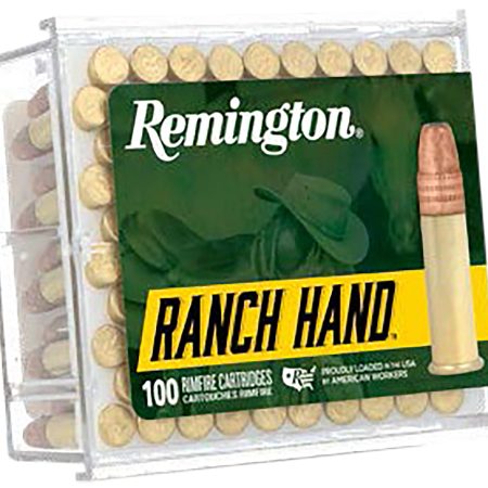 Remington Ammunition R21263 Ranch Hand  22LR 42gr Plated Lead Round Nose 100 Per Box/50 Case