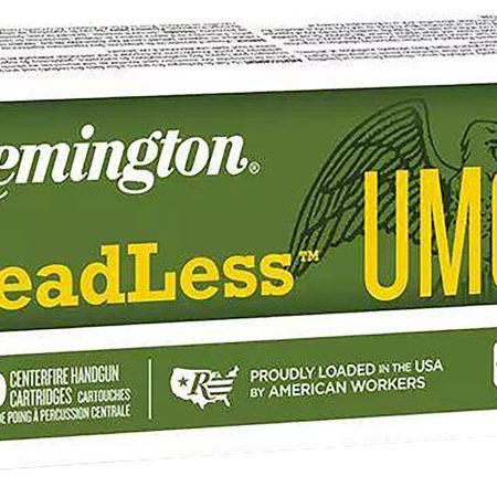 Remington Ammunition R23809 UMC Leadless 9mm 100gr 50 Per Box/10 Case