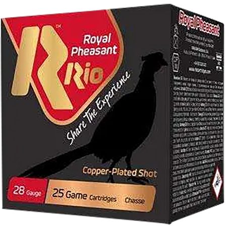Rio Ammunition RPC285 Royal Pheasant  28Gauge 2.75" Copper 5Shot 25 Per Box/10 Case