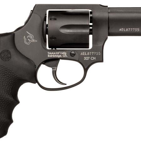 Taurus 2-327P31CHNS 327 Defender T.O.R.O Small Frame 327 Federal Mag 6rd 3" Matte Black Steel Barrel, Cylinder & Optic Ready Frame, Black Rubber Grip