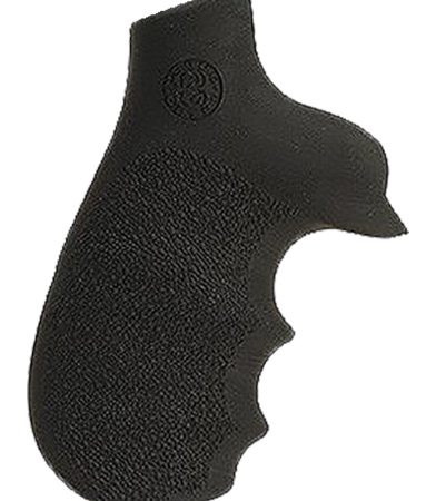 Hogue 73000 OverMolded Monogrip Black Rubber with Finger Grooves for Taurus Tracker, Judge