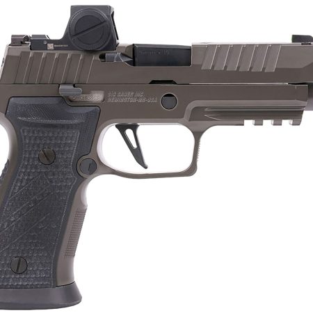 Sig Sauer 320AXGF9LEGIONRXX P320 AXG Legion w/Romeo-X Full Size 9mm Luger 10+1/21+1 3.90" Legion Gray Cerakote Optic Ready/Ported/Serrated Slide, Legion Gray Cerakote Polymer Frame w/Beavertail & Pica