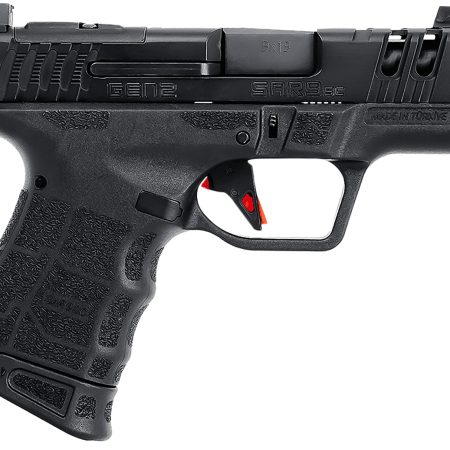 SAR USA SAR9SCG2BL SAR9 SC Gen2 Sub-Compact Frame 9mm Luger 15+1 12+1 3.30" Black Steel Barrel, Black Steel Optic Ready/Ported/Serrated Slide, Black Polymer Frame, Black Polymer Grip