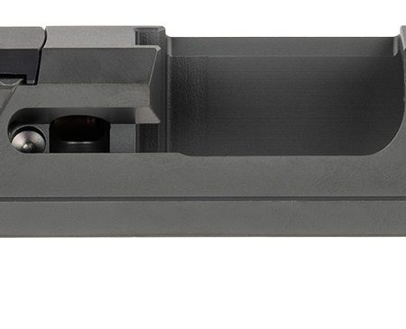 True Precision Inc TPG43SBCRMS Axiom Optic Cut Slide Fits Glock 43 Black DLC Anodized 416R Stainless Steel