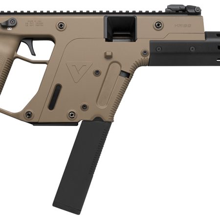 Kriss USA KV22CFD03 Vector CRB G2 Full Size 22 LR 30+1 16" Black Nitride Threaded Barrel, Flat Dark Earth 1:10" Aluminum Receiver, M-LOK Handguards, Flat Dark Earth Synthetic 6 Position Stock