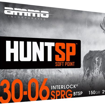 Ammo Inc 3006150SPA20 Hunt  30-06Springfield 150gr Soft Point 20 Per Box/10 Case