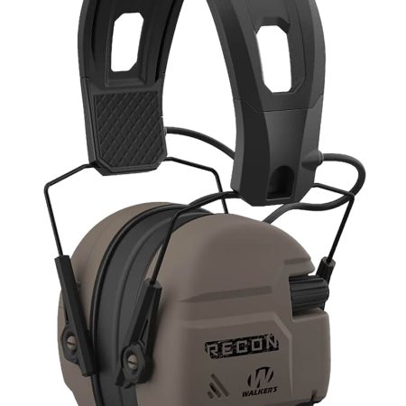 Walker's GWPRECM-FDE Recon Digital Muff Over the Head 26 dB Flat Dark Earth