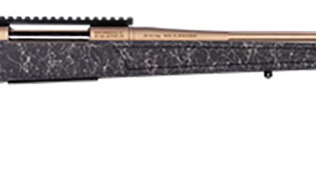 CVA CR3969F Cascade Long Range Hunter Full Size 7mm PRC 24" Smoked Bronze Cerakote Steel Threaded Barrel, Black w/Smoked Bronze Web Synthetic Stock