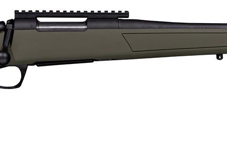 CVA CR3905G Cascade  450 Bushmaster 2+1 22" Black Cerakote Steel Threaded Barrel, Black Cerakote Picatinny Rail Steel Receiver, Fixed OD Green Synthetic Stock