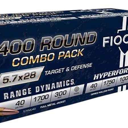 Fiocchi 57COMPT Hyperformance  5.7x28mm Full Metal Jacket 400rds *Combo Pack