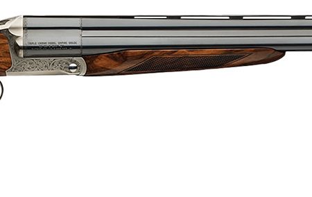 Chiappa Firearms 930.354 CD Triple Crown Empire Grade Full Size 20/28 Gauge Break Open 3+1 26" Blued Chrome Lined Vent Rib Barrel, Silver Engraved Steel Receiver, Fixed Oiled Walnut Stock