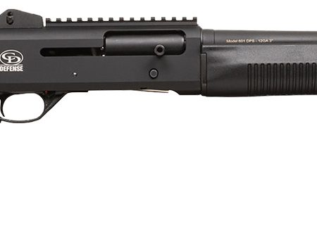 Chiappa Firearms 930386 601 DPS Full Size Frame 12 Gauge Semi-Auto 3" 5+1 18.50" Black Steel Barrel, Black Picatinny Rail Aluminum Receiver, Black Fixed Synthetic Stock, Black Rubber Grip