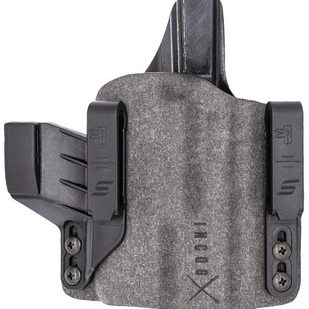 Safariland INCOG0835A0CX261 IncogX  IWB Black/Gray Boltaron Belt Clip Fits Glock 17/19 Right Hand