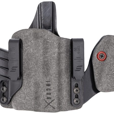Safariland INCOG0895A0CX261MC IncogX  w/Mag Caddy IWB Black/Gray Boltaron Belt Clip Fits Glock 43X/48 Right Hand