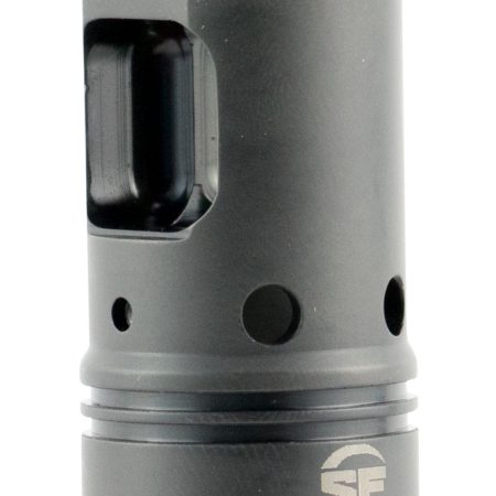 SureFire SFMB7625824 SOCOM Muzzle Brake Black DLC Stainless Steel with 5/8"-24 tpi Threads for 7.62mm AR-10