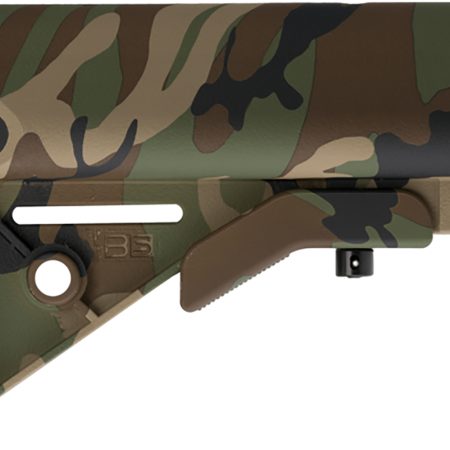 B5 Systems SOP1188 Enhanced SOPMOD Woodland Camo Polymer Fits AR-15