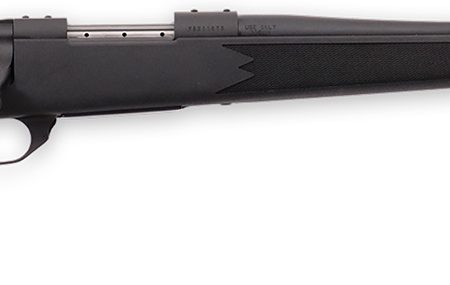 Weatherby VYT222RR0T Vanguard Synthetic Compact 22-250 Rem 5+1 20" Matte Blued #1 Threaded Barrel, Matte Blued Drilled & Tapped Steel Receiver, Black Adjustable Synthetic Stock