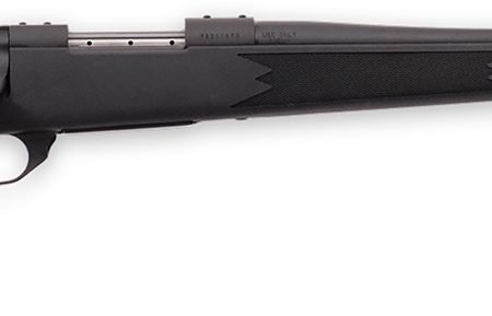 Weatherby VYT223RR0T Vanguard Synthetic Compact 223 Rem 5+1 20" Matte Blued #1 Threaded Barrel, Matte Blued Drilled & Tapped Steel Receiver, Black Adjustable Synthetic Stock