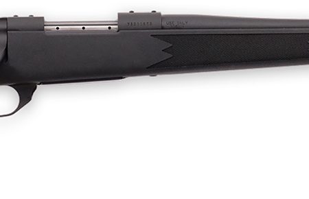 Weatherby VYT243NR0T Vanguard Synthetic Compact 243 Win 5+1 20" Matte Blued #1 Threaded Barrel, Matte Blued Drilled & Tapped Steel Receiver, Black Adjustable Synthetic Stock