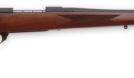 Weatherby VDT223RR4T Vanguard Sporter Full Size 223 Rem 5+1 24" Bead Blasted Blued #2 Threaded Barrel, Matte Blued Drilled & Tapped Steel Receiver, Grade A Turkish Walnut Monte Carlo Stock