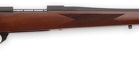 Weatherby VDT243NR2T Vanguard Sporter Full Size 243 Win 5+1 22" Bead Blasted Blued #2 Threaded Barrel, Matte Blued Drilled & Tapped Steel Receiver, Grade A Walnut Monte Carlo Stock