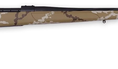 Weatherby VHH300NR6B Vanguard Outfitter Full Size 300 Win Mag 3+1 26" Black Cerakote #2 Fluted/Threaded Barrel & Drilled & Tapped Steel Receiver. Tan w/Brown & White Sponge Monte Carlo Synthetic Stock