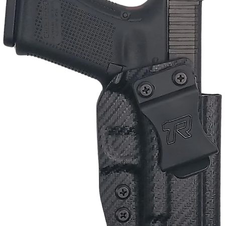 Rounded Gear GLK192332CFRHVAR Kydex  IWB Black Kydex Fits Glock 19 Belt Clip Right Hand