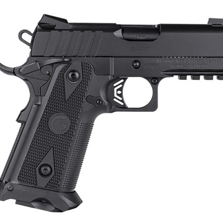 Girsan 395055 Witness2311  45 ACP 11+1 3.40" Black Steel Barrel, Black Serrated Steel Slide, Black Polymer Frame w/Beavertail & Picatinny Rail, Black Checkered Polymer Grip, Ambidextrous