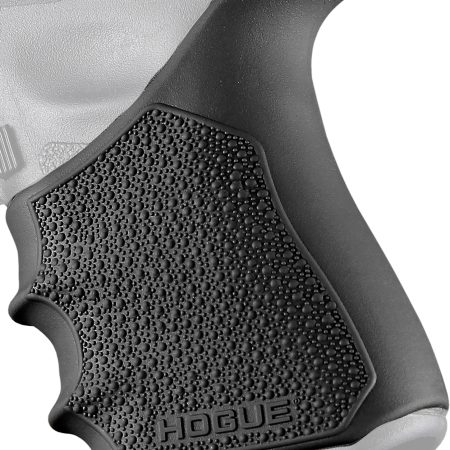 Hogue 17040 Grip Sleeve Handall Beavertail Black Rubber