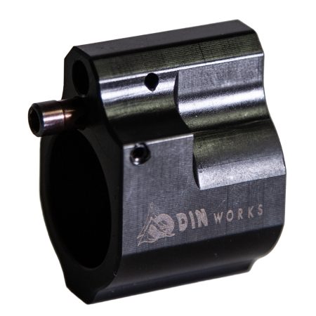 Odin Works GBADJSLIM Gas Block Low Profile .750" Rifle Black Nitride Carbon Steel
