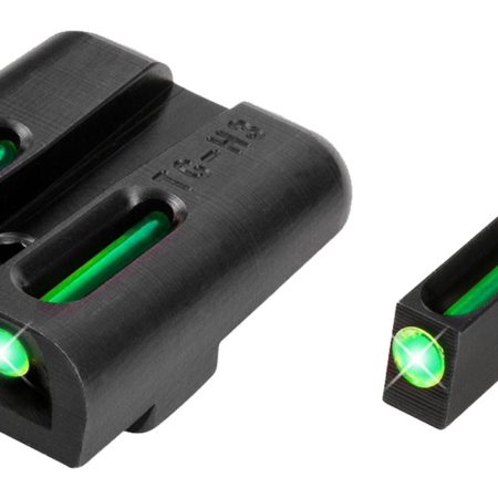 TruGlo TG131KT TFO  Green/Tritium/Fiber Optic Front Sight-Green/Tritium/Fiber Optic Rear Sight Kimber 1911