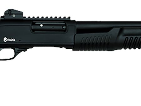 Citadel FRPATMB1220 PAT  12 Gauge Pump 3" 3+1 20" Black Steel Barrel, Black Picatinny Rail Steel Receiver, Fixed Black Synthetic Stock
