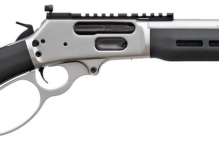 Marlin 70912 1895 Trapper 45-70 Gov 5+1 16.17" Satin Threaded Barrel, Picatinny Rail Stainless Steel Receiver, Black Adjustable Magpul ELG Synthetic Stock