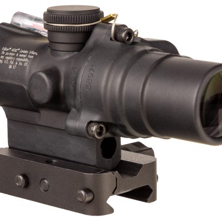Trijicon 400330 ACOG TA44 Matte Black Anodized 1.5x16mm Illuminated Red Circle w/Dot Reticle