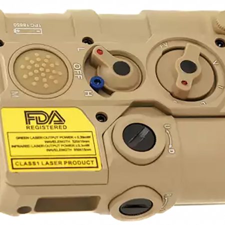 AGM Global Vision WLAD-CLA1-T1 WLAD-1T  Tan Ultraviolet Laser & IR Pointer/Illuminator Coaxial Dual Laser White LED 300 Lumen