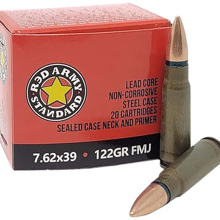 Red Army Standard AM3420 Rifle  7.62x39mm 122gr Full Metal Jacket 20 Per Box/50 Case