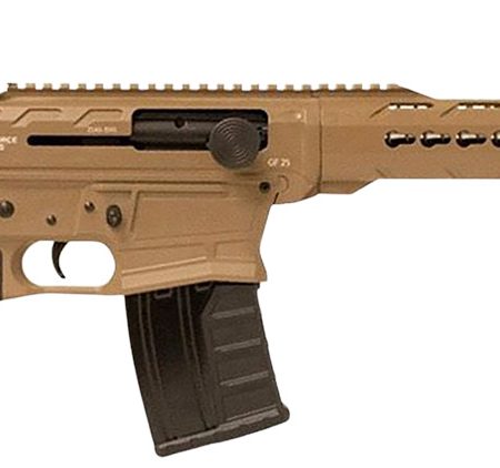 Gforce Arms GF2512FDE GF25  12 Gauge Semi-Auto 3" 5+1 20" Flat Dark Earth Cerakote Threaded Barrel Flat Dark Earth Cerakote Receiver, Black Synthetic Stock