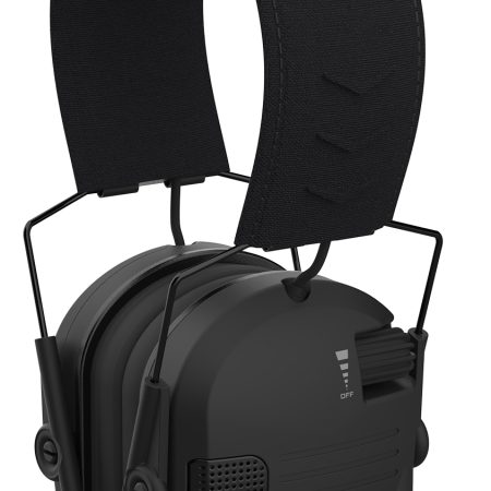 Walker's GWPRSEMT24PUN Razor Merica Muffs Punisher Polymer Over the Head Black