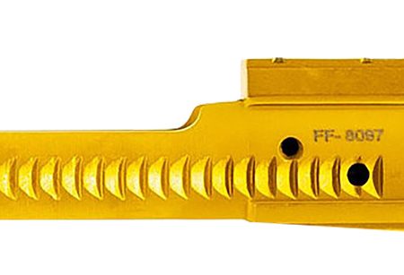 Faxon Firearms FF556BCGCNITRIDETIN M16 5.56 Bolt Carrier Group  .223 Rem/5.56 NATO TiN PVD Coated 9310 Steel For AR15/M16