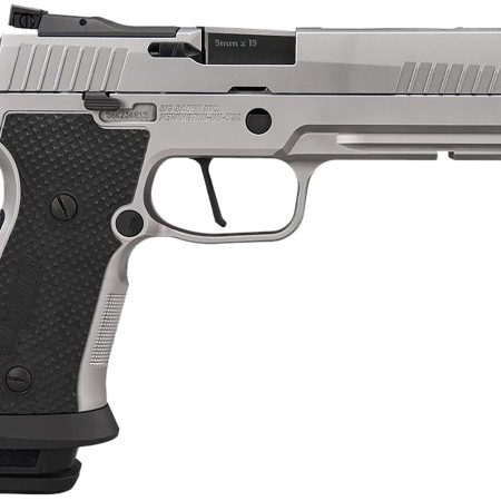 Sig Sauer 320SXG59STAS10 P320  Full Size Frame 9mm Luger 10+1 5" Optic Ready Stainless Steel Slide Black LOK Grip
