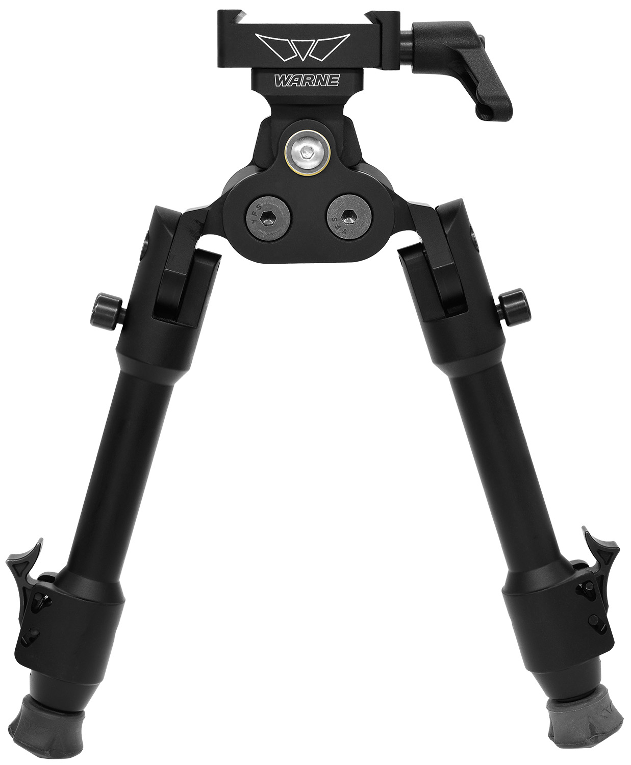 Warne 7924M Skyline Pro Bipod Black Anodized ARCA Interface Head with Precision Legs