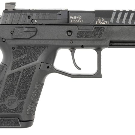 CZ-USA 91660 P-09 C Nocturne Compact Frame 9mm Luger 15+1 3.74" Black Steel Barrel, Black Optic Cut/Serrated Steel Slide, Black Polymer Frame w/Picatinny Rail, Textured Grip