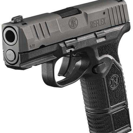 FN 66101420 Reflex  9mm Luger 10+1 3.30" Micro-Compact Frame Black PVD Serrated Steel Slide w/Picatinny Rail Stippled Grip Ambidextrous