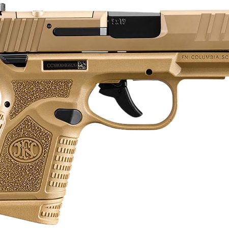 FN 66101419 Reflex MRD 9mm Luger 15+1 11+1 3.30" Micro-Compact Frame Flat Dark Earth PVD Optic Ready/Serrated Steel Slide  w/Picatinny Rail Stippled Grip Ambidextrous