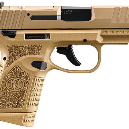 FN 66101423 Reflex MRD 9mm Luger 10+1 3.30" Micro-Compact Frame Flat Dark Earth PVD Optic Ready/Serrated Steel Slide w/Picatinny Rail Stippled Grip Ambidextrous