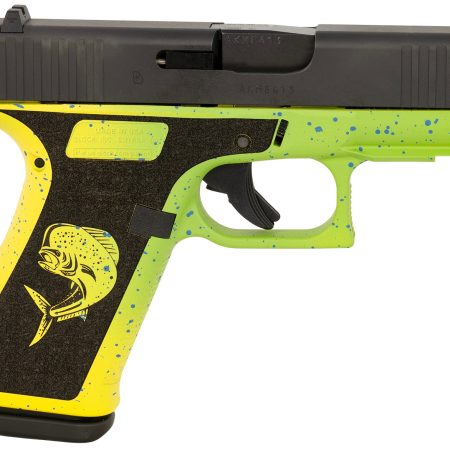 Glock UX4350204MAHIFR G43X  Sub-Compact Frame 9mm Luger 10+1 3.41" Black GMB Barrel, Black nDLC Serrated Steel Slide, Mahi Polymer Frame w/Front Rail & Beavertail, Black Textured Grip, Ambidextrous